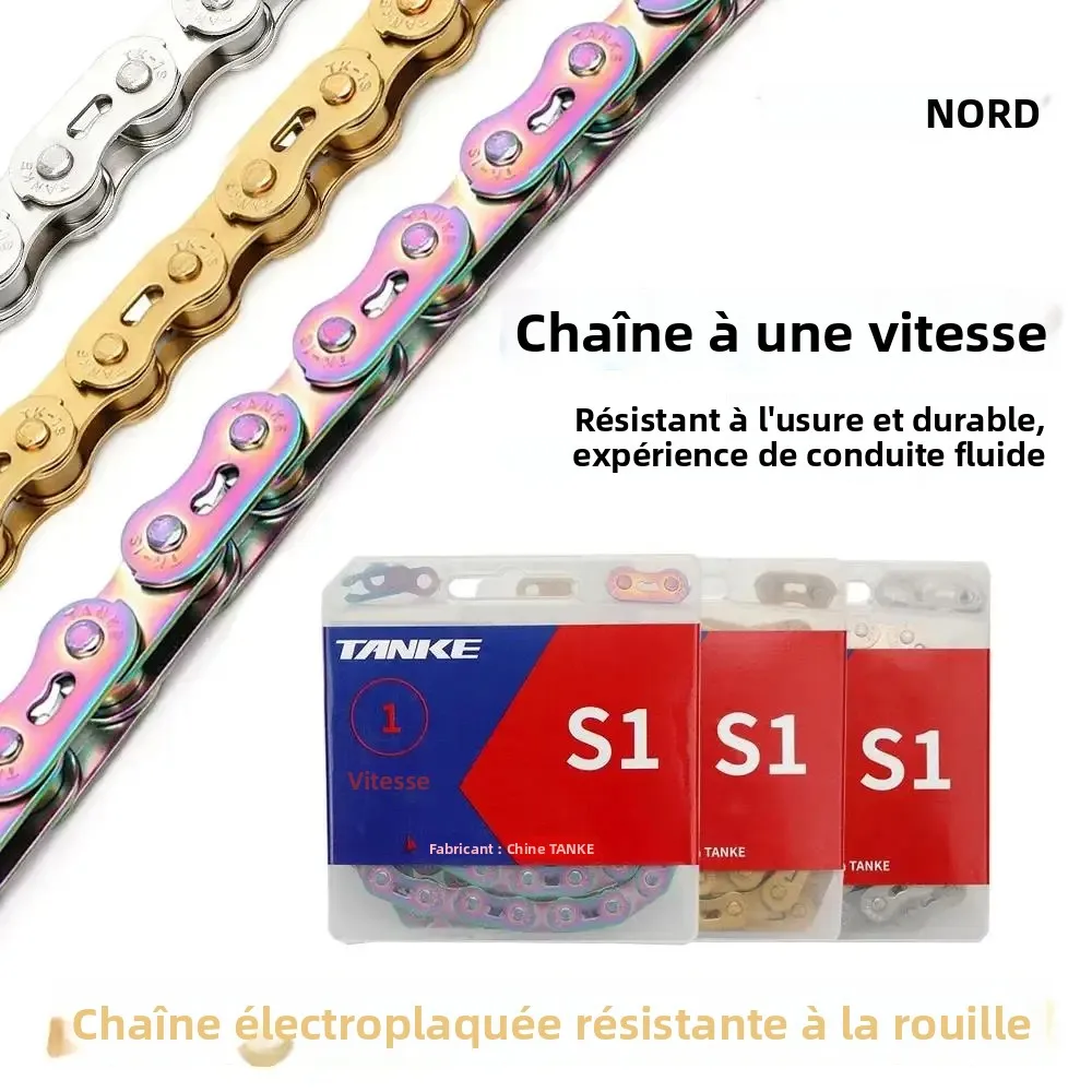 100L Single Speed Chain For MTB BMX E-Bike One Speed Mountain Bike Cycling Spare Parts
100L Single Speed Chain For MTB BMX E-Bike One Speed Mountain Bike Cycling Spare Parts