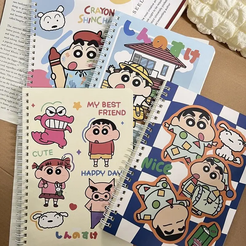 Блокнот Kawaii Crayon Shin-Chans в рулоне, 5-линейный блокнот, горизонтальный текст, тяжелая бумага, плавное письмо, канцелярские принадлежности, подарок для девушки
Блокнот Kawaii Crayon Shin-Chans в рулоне, 5-линейный блокнот, горизонтальный текст, тяжелая бумага, плавное письмо, канцелярские принадлежности, подарок для девушки