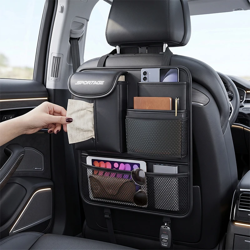 Car Seat Back Storage Bag For KIA Sportage Leather Multifunctional Rear Hanging Bag Stowing Tidying Seat Tissue Box Storage Bag
Car Seat Back Storage Bag For KIA Sportage Leather Multifunctional Rear Hanging Bag Stowing Tidying Seat Tissue Box Storage Bag