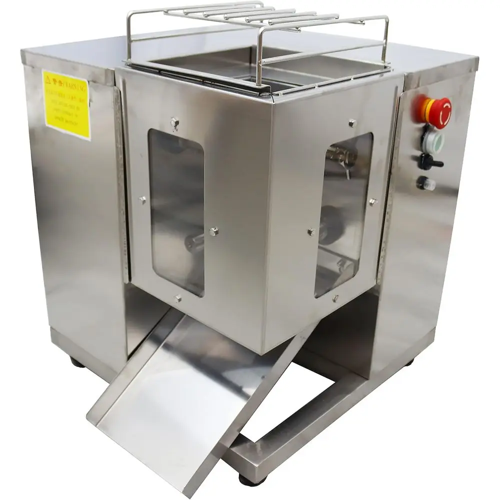 8mm Meat Cutter Commercial Electric Slicer Shredded Diced for Steak Beef Pork Meat Stainless Steel QSJ-T
8mm Meat Cutter Commercial Electric Slicer Shredded Diced for Steak Beef Pork Meat Stainless Steel QSJ-T