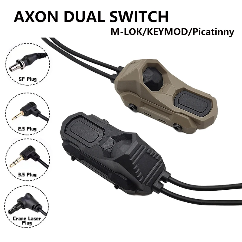 Страйкбольный Axon, тактический двухфункциональный выключатель с дистанционным управлением давлением для женской модели, лазерного оружия M300, M600
Страйкбольный Axon, тактический двухфункциональный выключатель с дистанционным управлением давлением для женской модели, лазерного оружия M300, M600