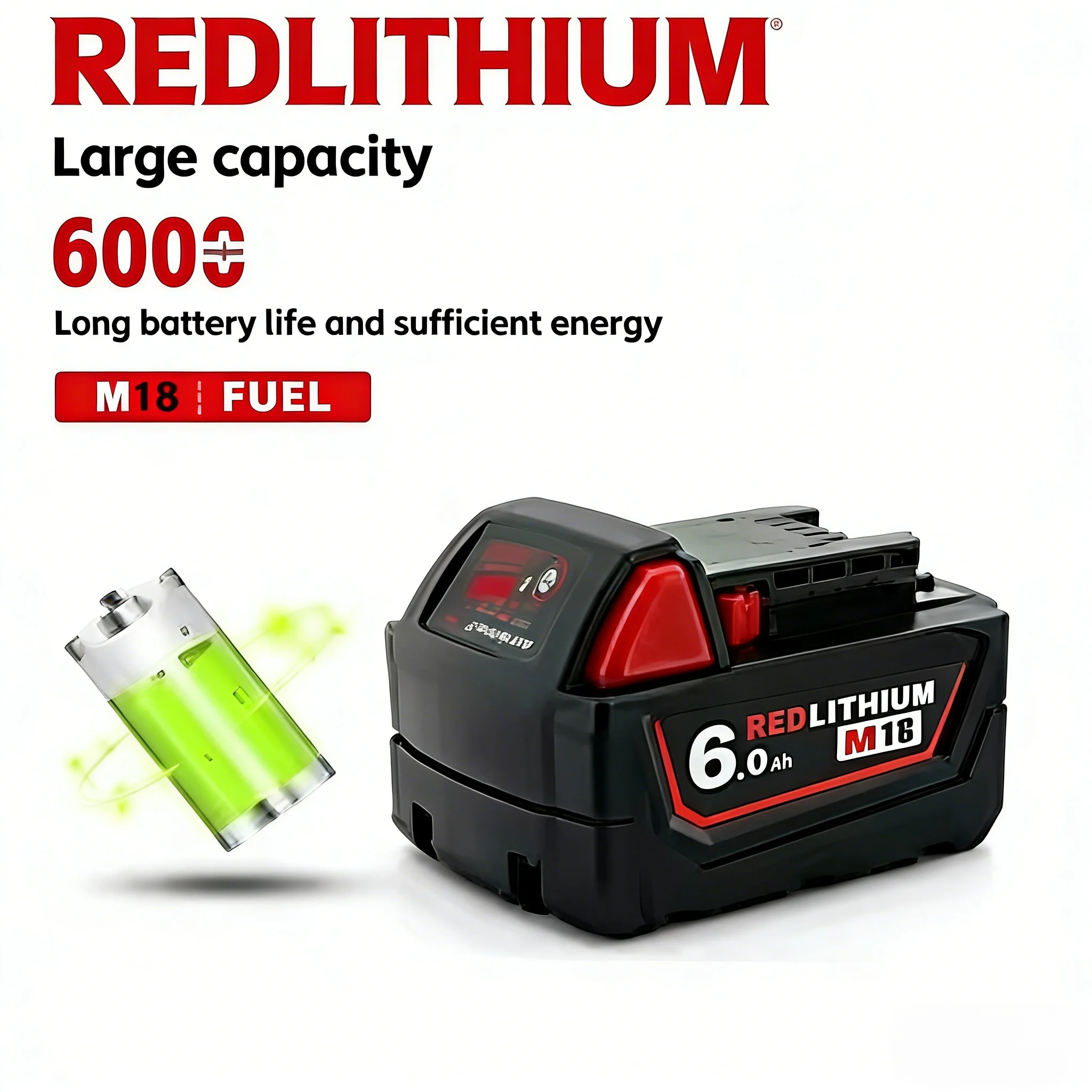 Аккумулятор и зарядное устройство Milwaukee M18 18В 5.0Ач 6.0Ач 8.0Ач 12Ач Li-ion, M18B5 M18B6 48-11-1840 48-11-1850 48-11-1860
Аккумулятор и зарядное устройство Milwaukee M18 18В 5.0Ач 6.0Ач 8.0Ач 12Ач Li-ion, M18B5 M18B6 48-11-1840 48-11-1850 48-11-1860