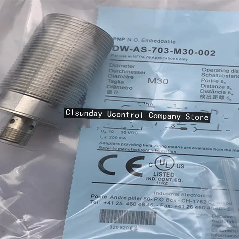 New plug-in sensor DW-AS-701-M30-002 DW-AS-702-M30-002 DW-AS-703-M30-002 DW-AS-704-M30-002
New plug-in sensor DW-AS-701-M30-002 DW-AS-702-M30-002 DW-AS-703-M30-002 DW-AS-704-M30-002