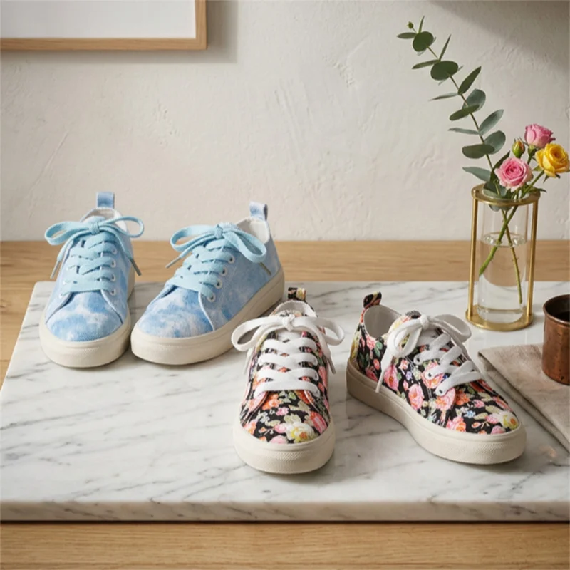 2026 New Autumn Children Shoes Flower Canvas Breathable Kids Tennis Soft Sole Fashion Outdoor Girls Sneakers Size 27-37
2026 New Autumn Children Shoes Flower Canvas Breathable Kids Tennis Soft Sole Fashion Outdoor Girls Sneakers Size 27-37