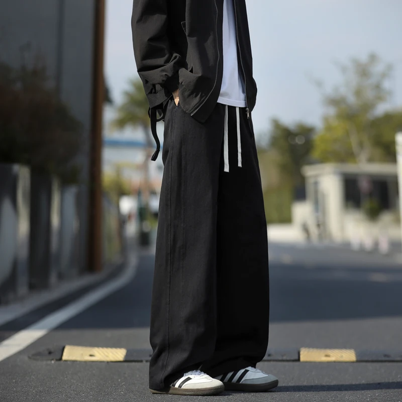 American Sle Pure Cotton Straight Leg Casual Pants Men's Spring Autumn Trendy Loose Wide Leg Pants Comfortable Fit
American Sle Pure Cotton Straight Leg Casual Pants Men's Spring Autumn Trendy Loose Wide Leg Pants Comfortable Fit