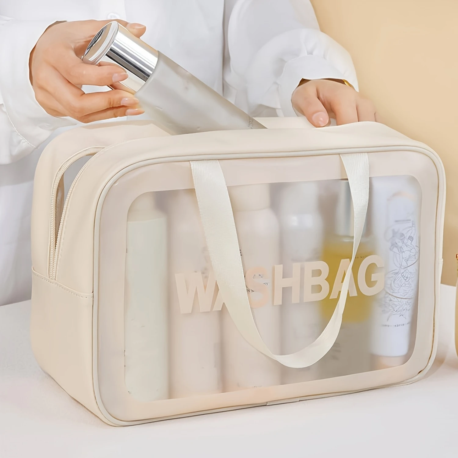 Double Travel Toiletry Bag - Dual Protection, Durable and Easy-to-Clean, Water-Resistant and Leak-Proof, Compact and Lightweight
Double Travel Toiletry Bag - Dual Protection, Durable and Easy-to-Clean, Water-Resistant and Leak-Proof, Compact and Lightweight