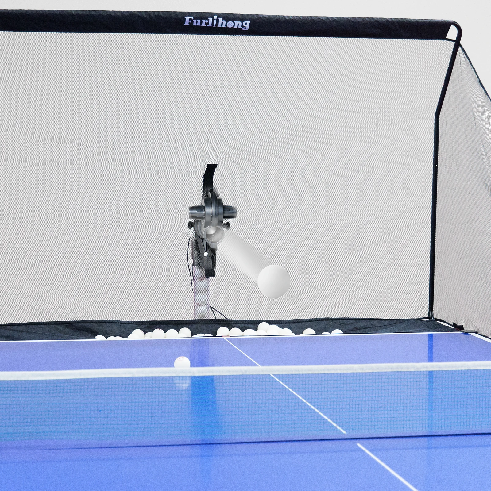 3804BH PingPong Table Tennis Robot With Ball Recycling Net, Feed Frequency And Angle Adjustable, 8 Spin Modes
3804BH PingPong Table Tennis Robot With Ball Recycling Net, Feed Frequency And Angle Adjustable, 8 Spin Modes