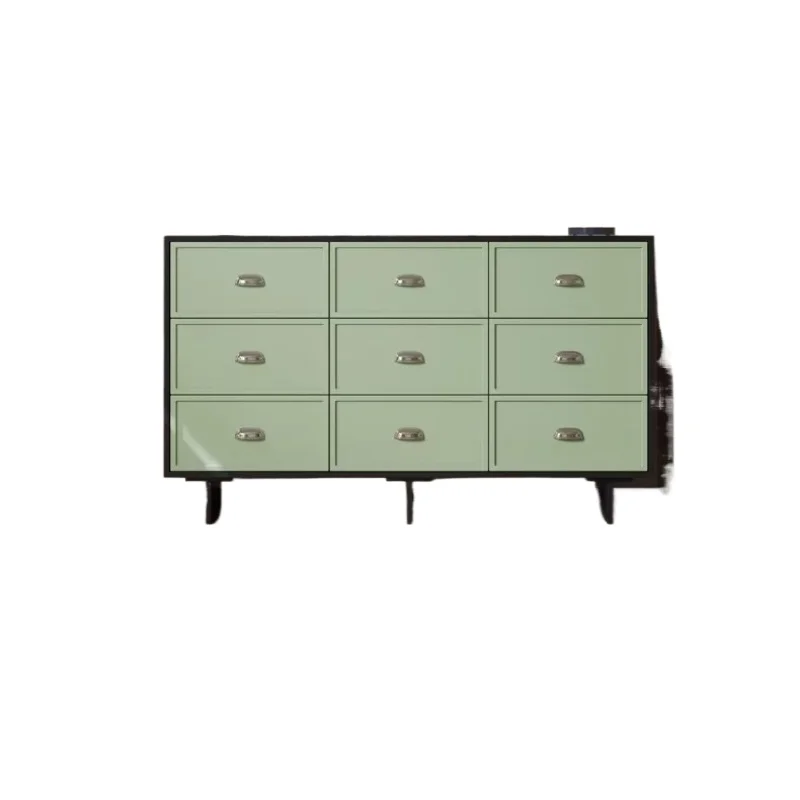 Modern vintage nine-chest of drawers Vintage solid wood entrance living room storage chest of drawers
Modern vintage nine-chest of drawers Vintage solid wood entrance living room storage chest of drawers