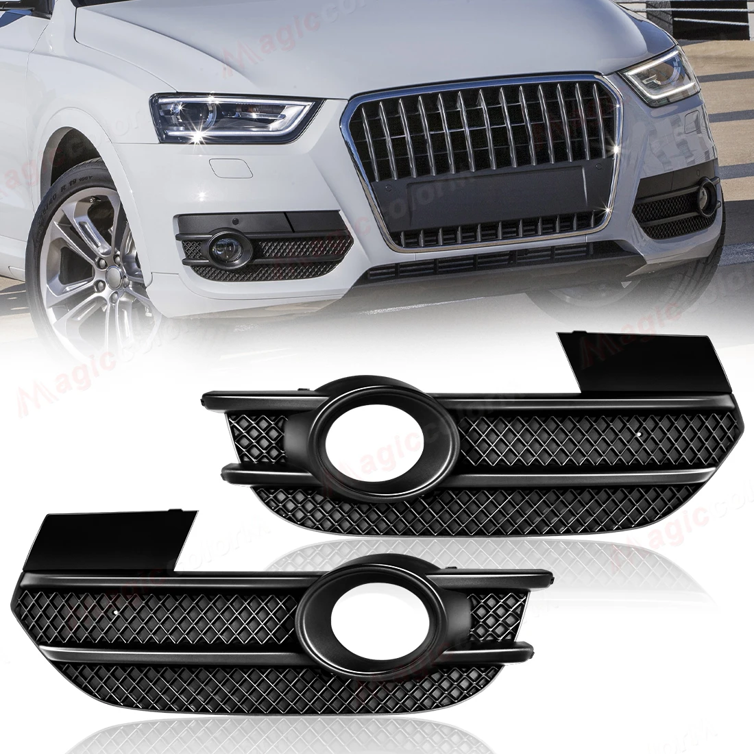 Front Foglight Cover For Audi Q3 2012 2013 2014 2015 EU Version Grille Fog Lamp Black Grid Frame Racing Grill 8U0807681A
Front Foglight Cover For Audi Q3 2012 2013 2014 2015 EU Version Grille Fog Lamp Black Grid Frame Racing Grill 8U0807681A