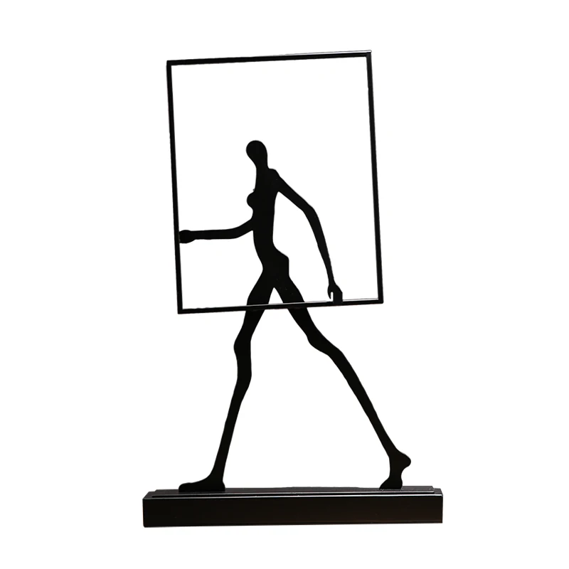 Modern Minimalist and Creative Iron Character Decorations, Living Room Bookshelves, and Porch Decorations
Modern Minimalist and Creative Iron Character Decorations, Living Room Bookshelves, and Porch Decorations