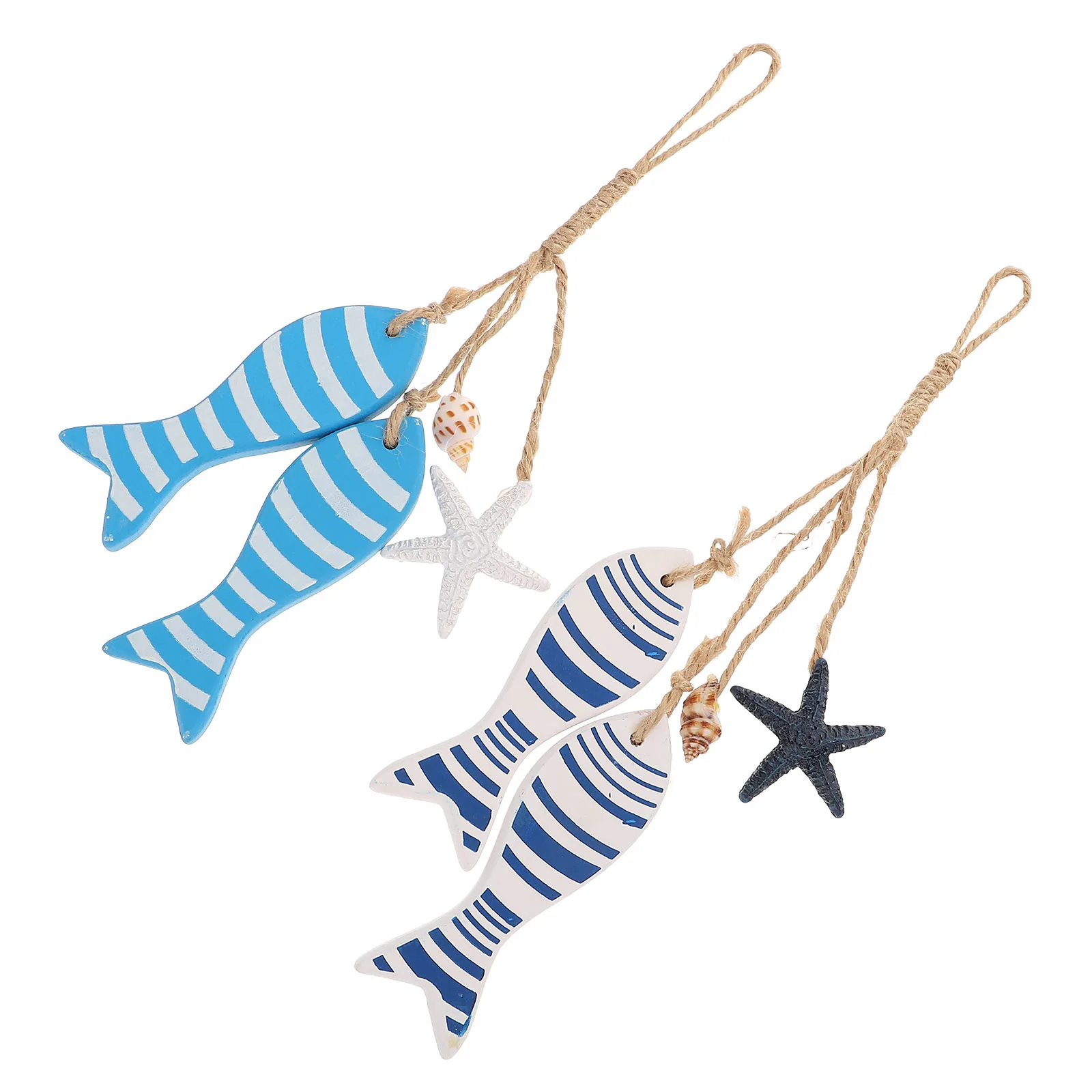 2 Pcs Wooden Fish Wall Pendant Home Decor Mediterranean Style Hanging nament Marine Theme Seaside Room Wind Chime
2 Pcs Wooden Fish Wall Pendant Home Decor Mediterranean Style Hanging nament Marine Theme Seaside Room Wind Chime