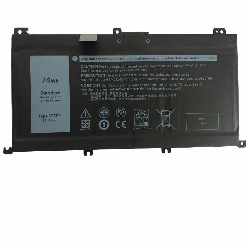 74Wh 11.1V 7500mAh 357F9 Laptop Battery For Inspiron 15 7000 7557 7559 7566 7567 7759 55770GFJ6 71JF4
74Wh 11.1V 7500mAh 357F9 Laptop Battery For Inspiron 15 7000 7557 7559 7566 7567 7759 55770GFJ6 71JF4