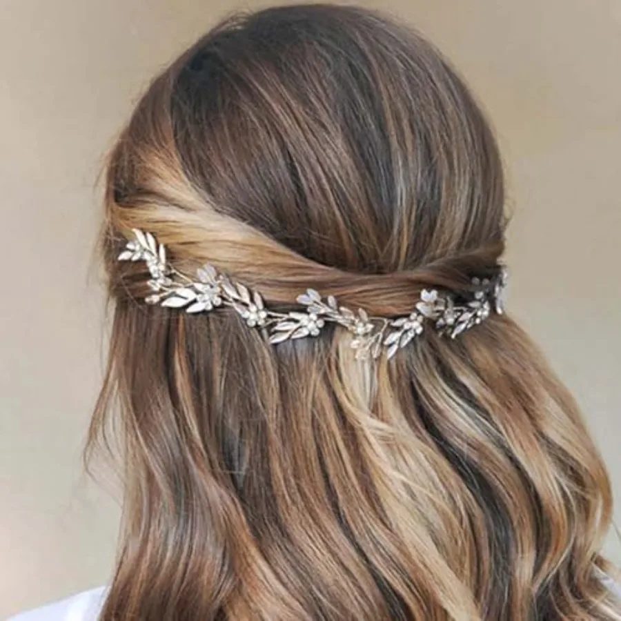 Bride Leaf Wedding Hair Pcs Flower Bridal Hair Vine Accessories Crystal Headpiece for Women HV203
Bride Leaf Wedding Hair Pcs Flower Bridal Hair Vine Accessories Crystal Headpiece for Women HV203