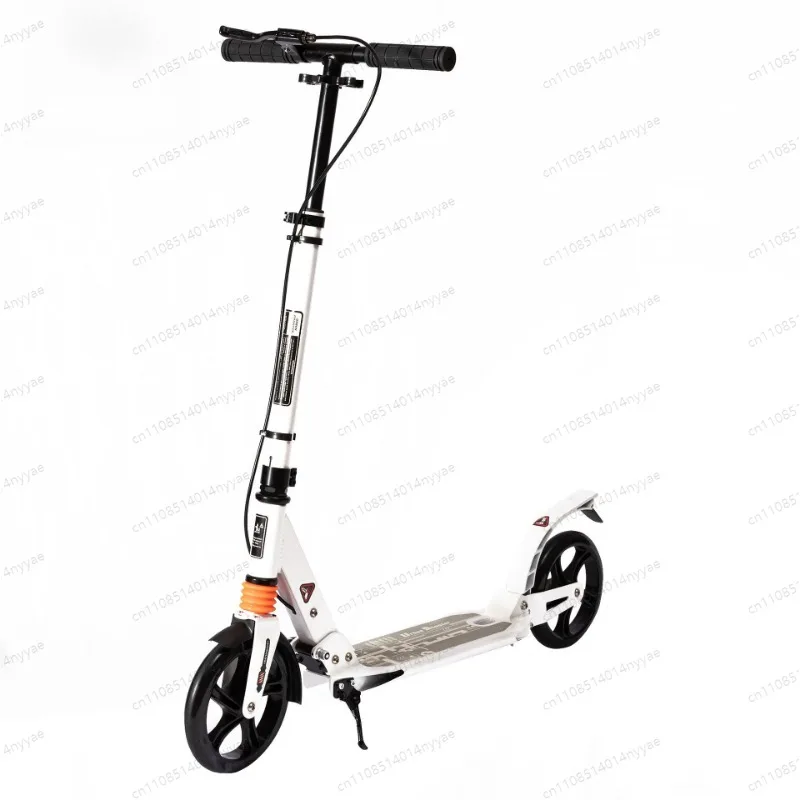 Folding Kick Scooter for Adults, Large Wheels & Dual Suspension for Smooth Ride, Manual Non-Motorized City Cruiser
Folding Kick Scooter for Adults, Large Wheels & Dual Suspension for Smooth Ride, Manual Non-Motorized City Cruiser