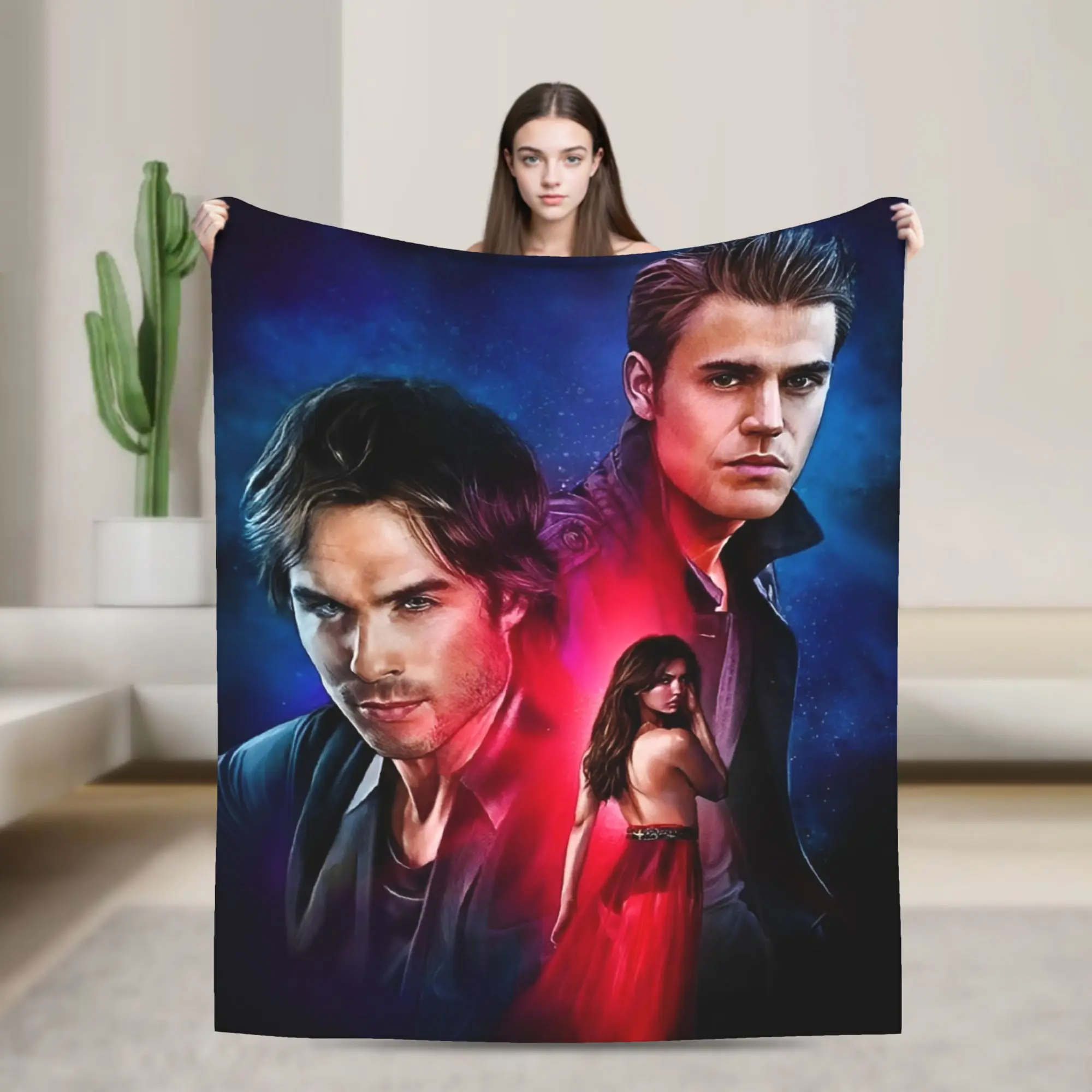 The Vampire Diaries Damon salvatore Blanket Quality Warm Soft Throw Blanket Winter Airplane Travel Outdoor Funny Bedspread
The Vampire Diaries Damon salvatore Blanket Quality Warm Soft Throw Blanket Winter Airplane Travel Outdoor Funny Bedspread
