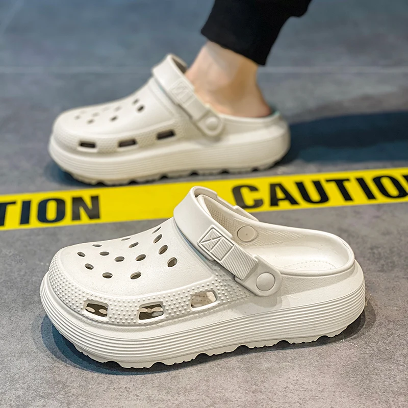 Large Size Men's Summer Outdoor Wear Anti-Slip Thick Bottom Slippers Beach Sports Head Cover Sandals Comfortable EVA Slippers
Large Size Men's Summer Outdoor Wear Anti-Slip Thick Bottom Slippers Beach Sports Head Cover Sandals Comfortable EVA Slippers