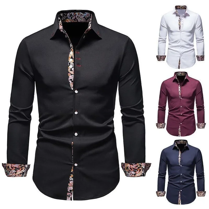 2024 New Men's Long sleeved Shirt with European and American Style Casual Polo Neck Slim Fit Colored Shirt for Men
2024 New Men's Long sleeved Shirt with European and American Style Casual Polo Neck Slim Fit Colored Shirt for Men
