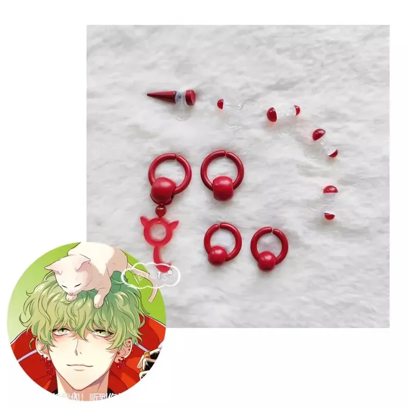 Paradox Live Masaki Hokusai Coplay Ear Clip Earrings Prop For Women Men Halloween Role Play Party Prop Jewelry Accessories
Paradox Live Masaki Hokusai Coplay Ear Clip Earrings Prop For Women Men Halloween Role Play Party Prop Jewelry Accessories