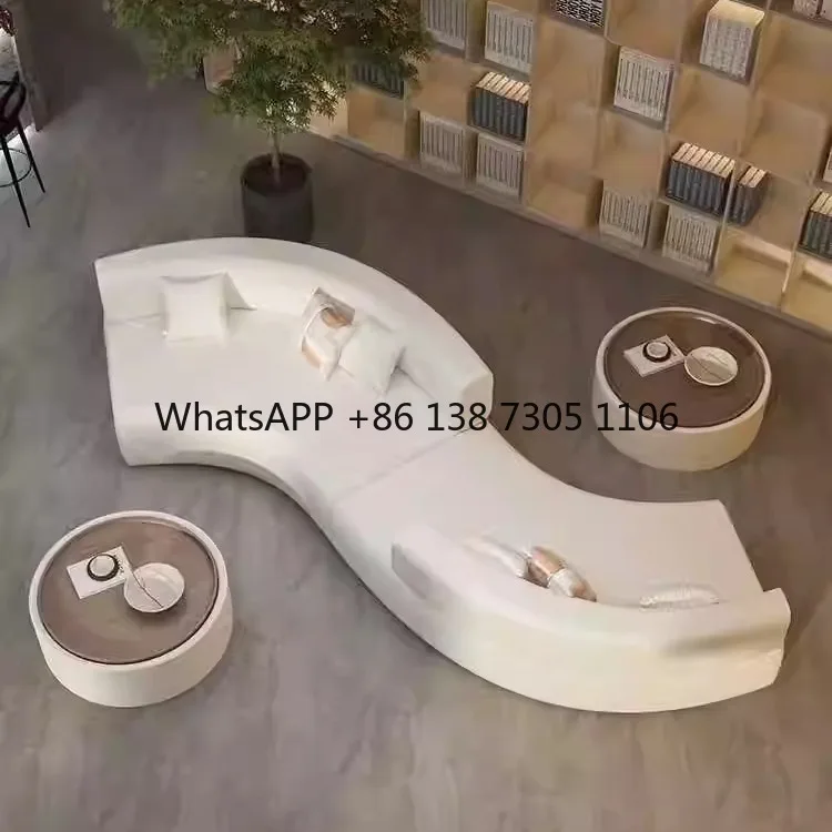 Curved special-shaped sofa Double-sided S-shaped sofa Creative lobby Reception hotel Beauty salon Rest area Homestay sofa
Curved special-shaped sofa Double-sided S-shaped sofa Creative lobby Reception hotel Beauty salon Rest area Homestay sofa