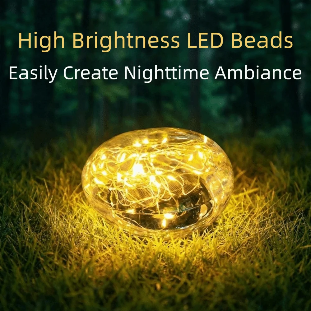 Waterproof Solar Glass Ball Lights Energy Saving Cobblestone Shaped Outdoor Pebble Lamp Solar Powered Warm /Colorful Light
Waterproof Solar Glass Ball Lights Energy Saving Cobblestone Shaped Outdoor Pebble Lamp Solar Powered Warm /Colorful Light