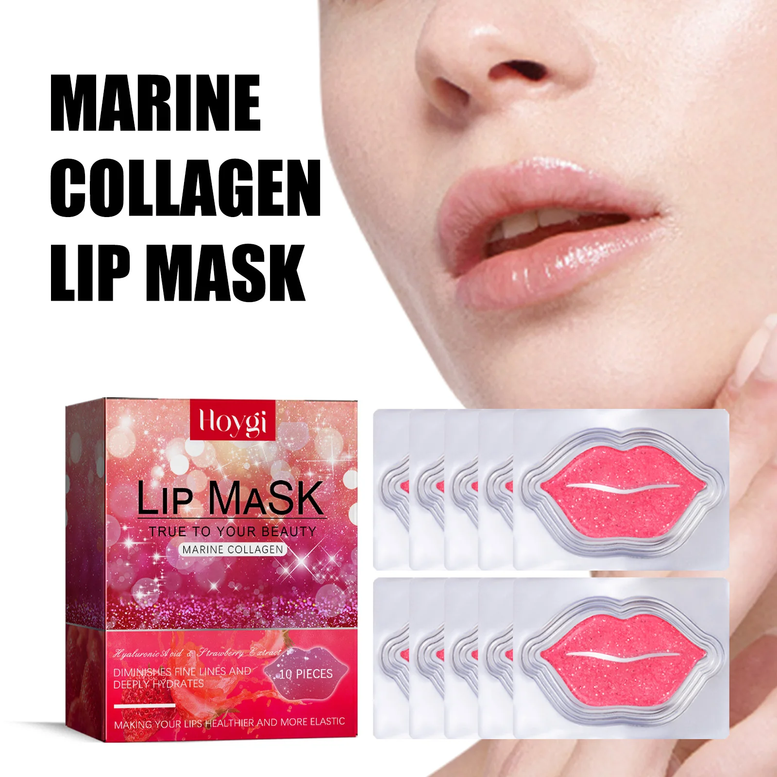 10Pcs Marine Collagen Lip Mask Nourishing Lip Care Moisture Fruits Essence Firming Moisturizing Labial Gel Patch Lips Pad Patche
10Pcs Marine Collagen Lip Mask Nourishing Lip Care Moisture Fruits Essence Firming Moisturizing Labial Gel Patch Lips Pad Patche