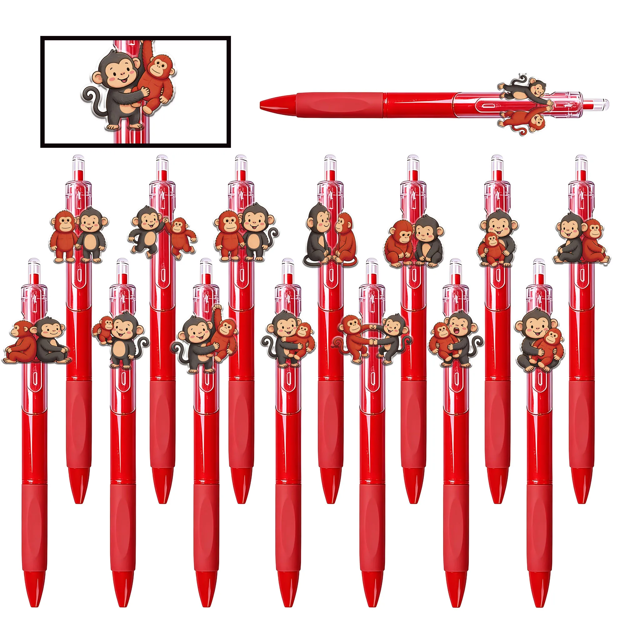 15pcs Little Monkey Mutual Dependence Theme Neutral Pen Student Writing Signature Perfect Gift
15pcs Little Monkey Mutual Dependence Theme Neutral Pen Student Writing Signature Perfect Gift