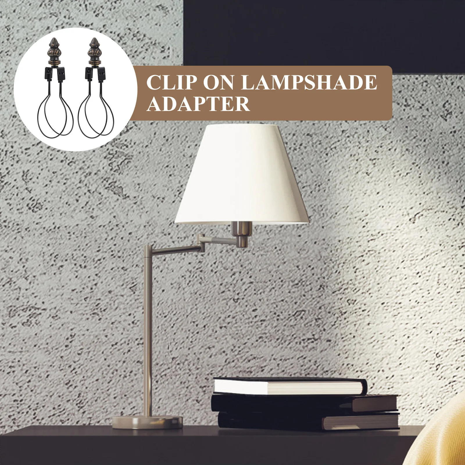 2Sets Light Bulb Clip Adapter Solid Alloy Lampshade Holder for DIY Table Lamp Decor Home Supplies Lamp Harp Replacement Parts
2Sets Light Bulb Clip Adapter Solid Alloy Lampshade Holder for DIY Table Lamp Decor Home Supplies Lamp Harp Replacement Parts