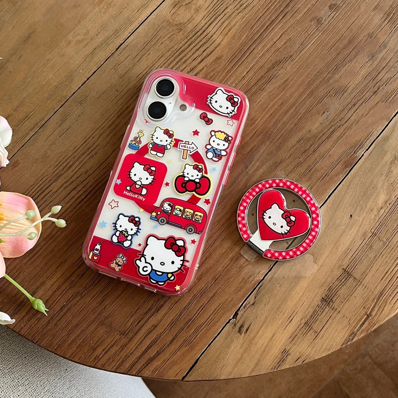 Cute Cartoon Sanrio Hello Kitty Magnetic Bracket Mobile Phone Case for IPhone 16ProMax 16 15 14 13 ProMax Phone Case
Cute Cartoon Sanrio Hello Kitty Magnetic Bracket Mobile Phone Case for IPhone 16ProMax 16 15 14 13 ProMax Phone Case