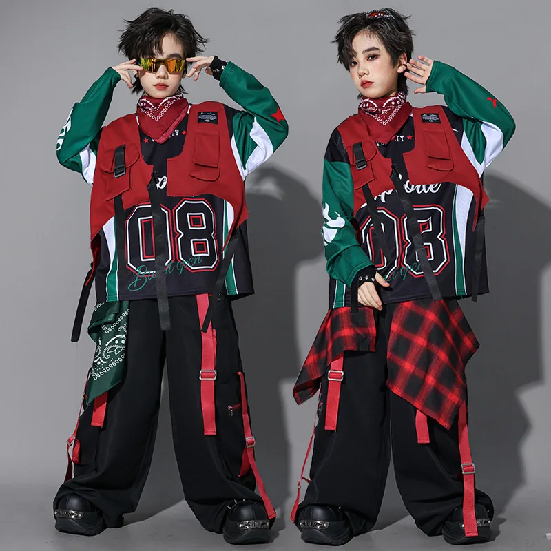 Children's Strap Street Dance Performance Clothing, Boys' Hip Hop Performance Clothing, Drum Group Stage Performance Fashion Set
Children's Strap Street Dance Performance Clothing, Boys' Hip Hop Performance Clothing, Drum Group Stage Performance Fashion Set