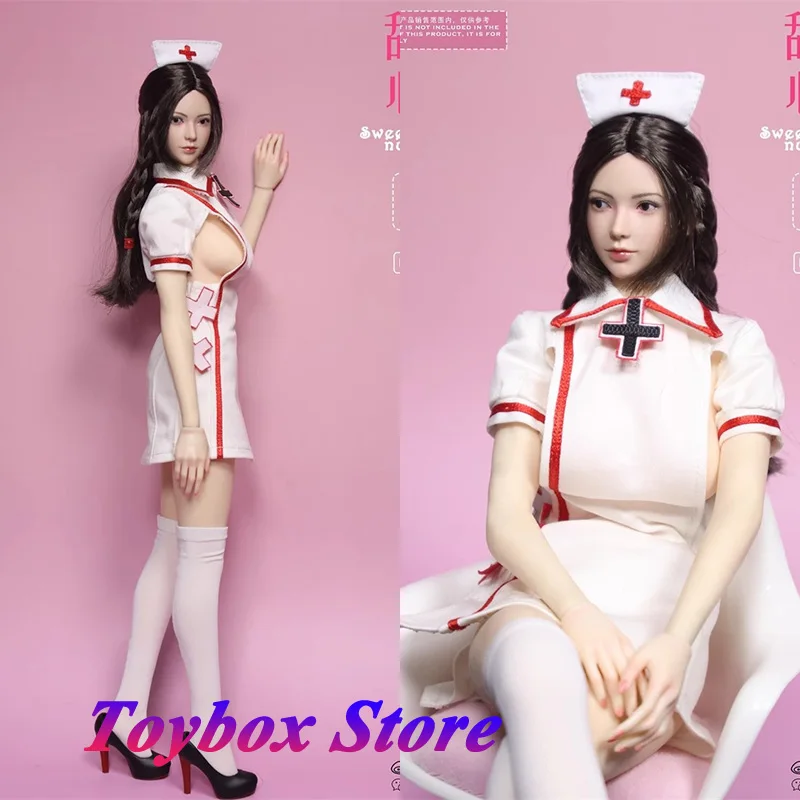 JKTOYS K-004 1/6 Sweetheart Nurse Head Sculpture Costume Set Accessory For 12" Female Action Figure Body Diy Decoration Toys
JKTOYS K-004 1/6 Sweetheart Nurse Head Sculpture Costume Set Accessory For 12" Female Action Figure Body Diy Decoration Toys