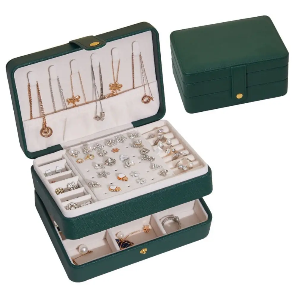 Three Layer Jewelry Boxes Large Capacity Portable Necklace Ring Earrings Organizer PU Leather Multifunction Jewelry Display Case
Three Layer Jewelry Boxes Large Capacity Portable Necklace Ring Earrings Organizer PU Leather Multifunction Jewelry Display Case
