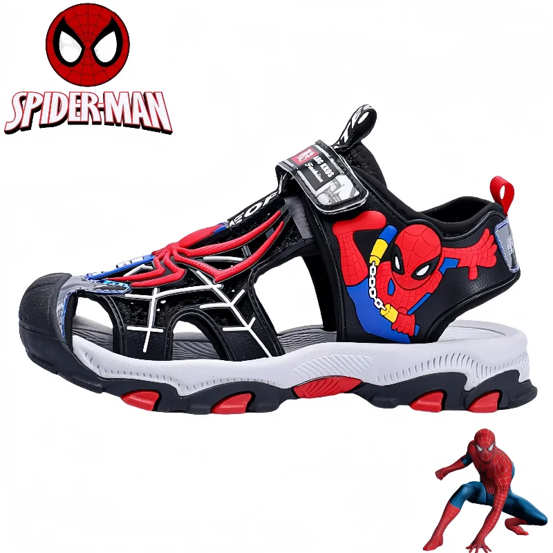Marvel cartoon spiderman kids beach shoes fashion anime boys summer new baotou sandals hollow breathable children's holiday gift
Marvel cartoon spiderman kids beach shoes fashion anime boys summer new baotou sandals hollow breathable children's holiday gift