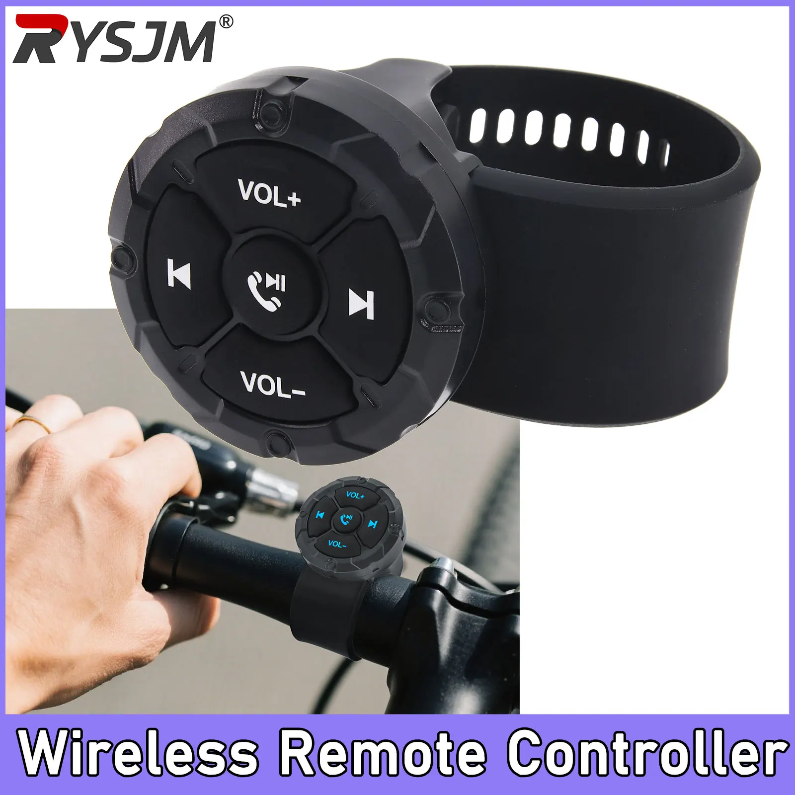 Bluetooth-compatible Wireless Remote Controller Motorcycle Handlebar Control Button 5key for Radio Music Player Android Switch
Bluetooth-compatible Wireless Remote Controller Motorcycle Handlebar Control Button 5key for Radio Music Player Android Switch