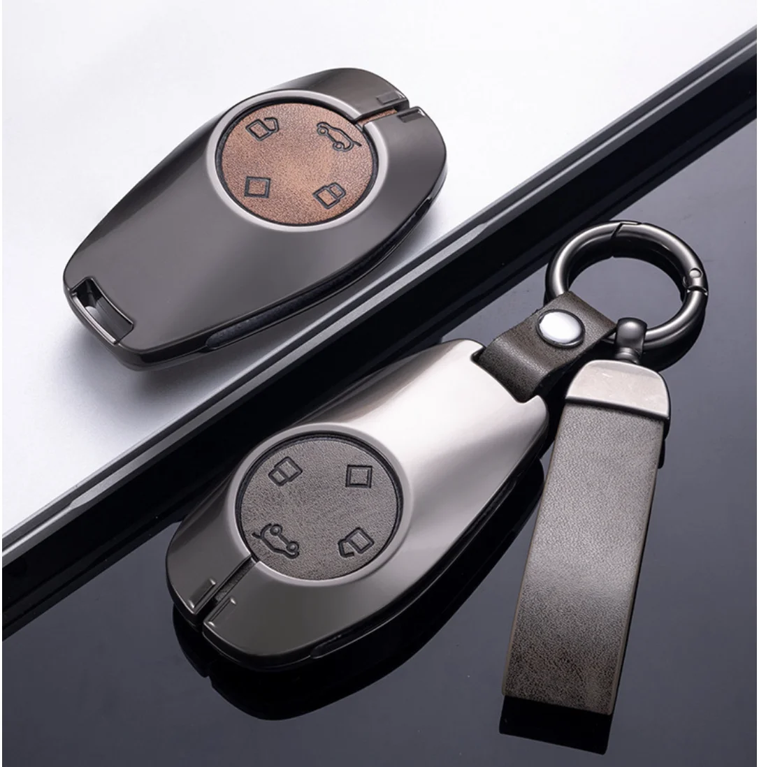 Car Zinc Alloy Leather Key Case Holder Cover Chain For Leapmotor C16 C11 C10 C01 B10 T03 S01 Car Smart Key Shell Accessories
Car Zinc Alloy Leather Key Case Holder Cover Chain For Leapmotor C16 C11 C10 C01 B10 T03 S01 Car Smart Key Shell Accessories