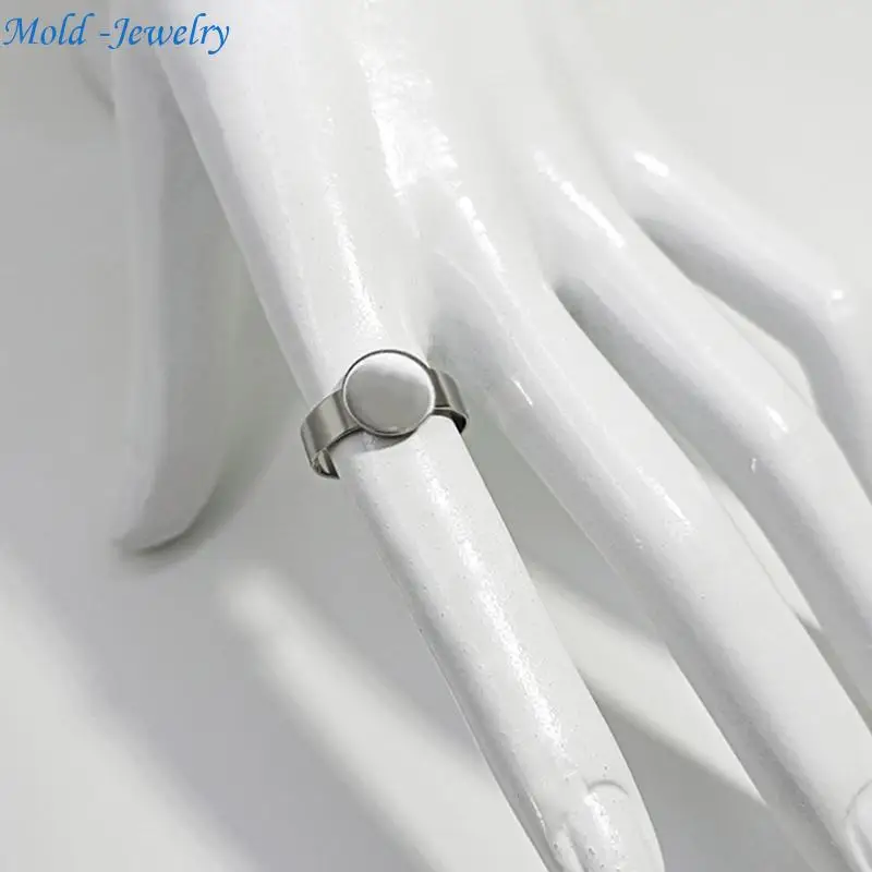 69HB 10Pcs Creative Rings Jewelry Bases Adjustable Stainless Steel Rings Holders For Rings Jewelry Projects
69HB 10Pcs Creative Rings Jewelry Bases Adjustable Stainless Steel Rings Holders For Rings Jewelry Projects