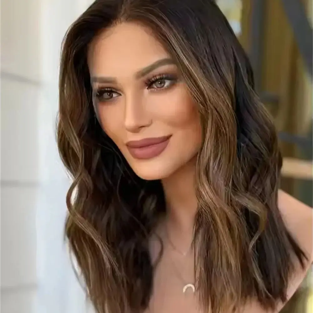 Синтетический парик с омбре, 18 дюймов, темно-коричневый с блондными прядями, с кружевной передней частью, без клея, с лёгкой волной, для повседневной носки, вечеринок, косплея, женский
Синтетический парик с омбре, 18 дюймов, темно-коричневый с блондными прядями, с кружевной передней частью, без клея, с лёгкой волной, для повседневной носки, вечеринок, косплея, женский