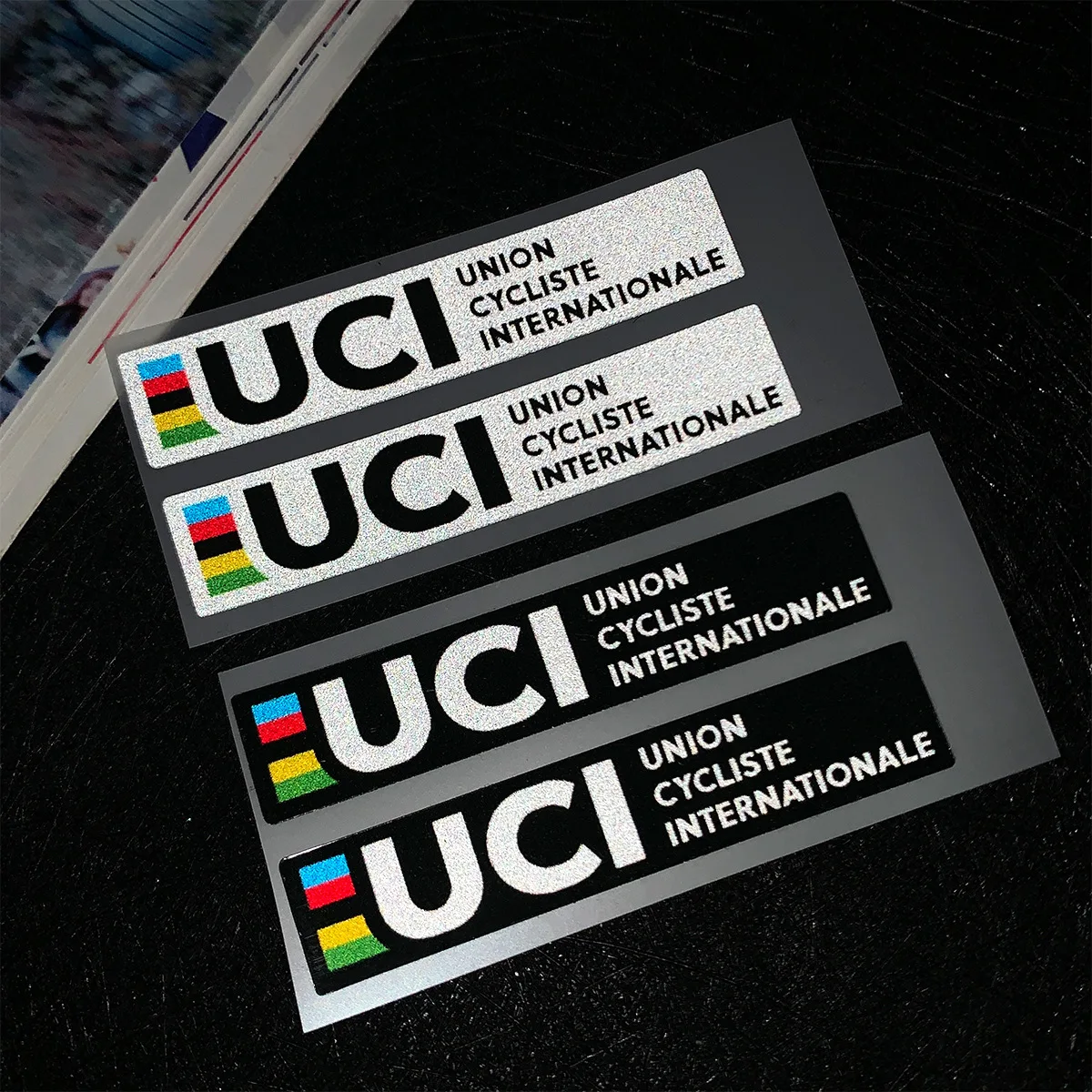 Motorcycle Union Cycliste Internationale Sticker Bicycle Union Certification Label Reflective Bike Decals Frame Warning Films
Motorcycle Union Cycliste Internationale Sticker Bicycle Union Certification Label Reflective Bike Decals Frame Warning Films