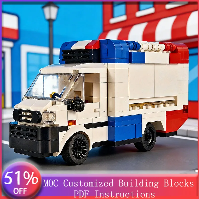 360 PCS Heavy Vehicle Cheese vending cart MOC Customize Modular Building Block Educational Kids Popular DIY Toy Birthday Gift
360 PCS Heavy Vehicle Cheese vending cart MOC Customize Modular Building Block Educational Kids Popular DIY Toy Birthday Gift