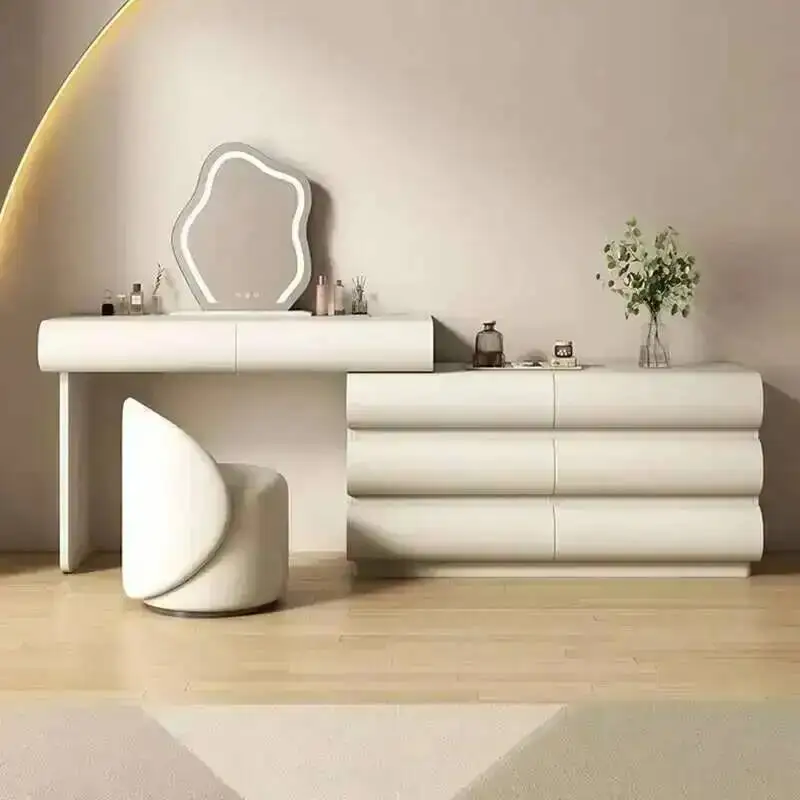 Container Luxury Chair Nordic Mirror Vanity Table Multifunctional European Dressing Table Organizers Storage Meuble Furniture
Container Luxury Chair Nordic Mirror Vanity Table Multifunctional European Dressing Table Organizers Storage Meuble Furniture