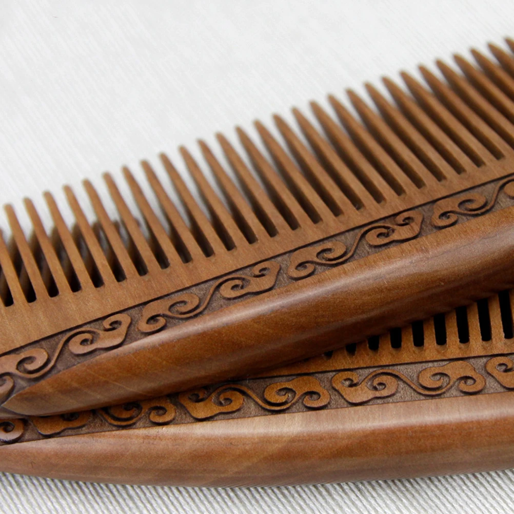 Natural Wood Anti-Static Hair Comb Retro Double Side Carving Pattern Wooden Comb Scalp Massage Comb for Women Girls
Natural Wood Anti-Static Hair Comb Retro Double Side Carving Pattern Wooden Comb Scalp Massage Comb for Women Girls
