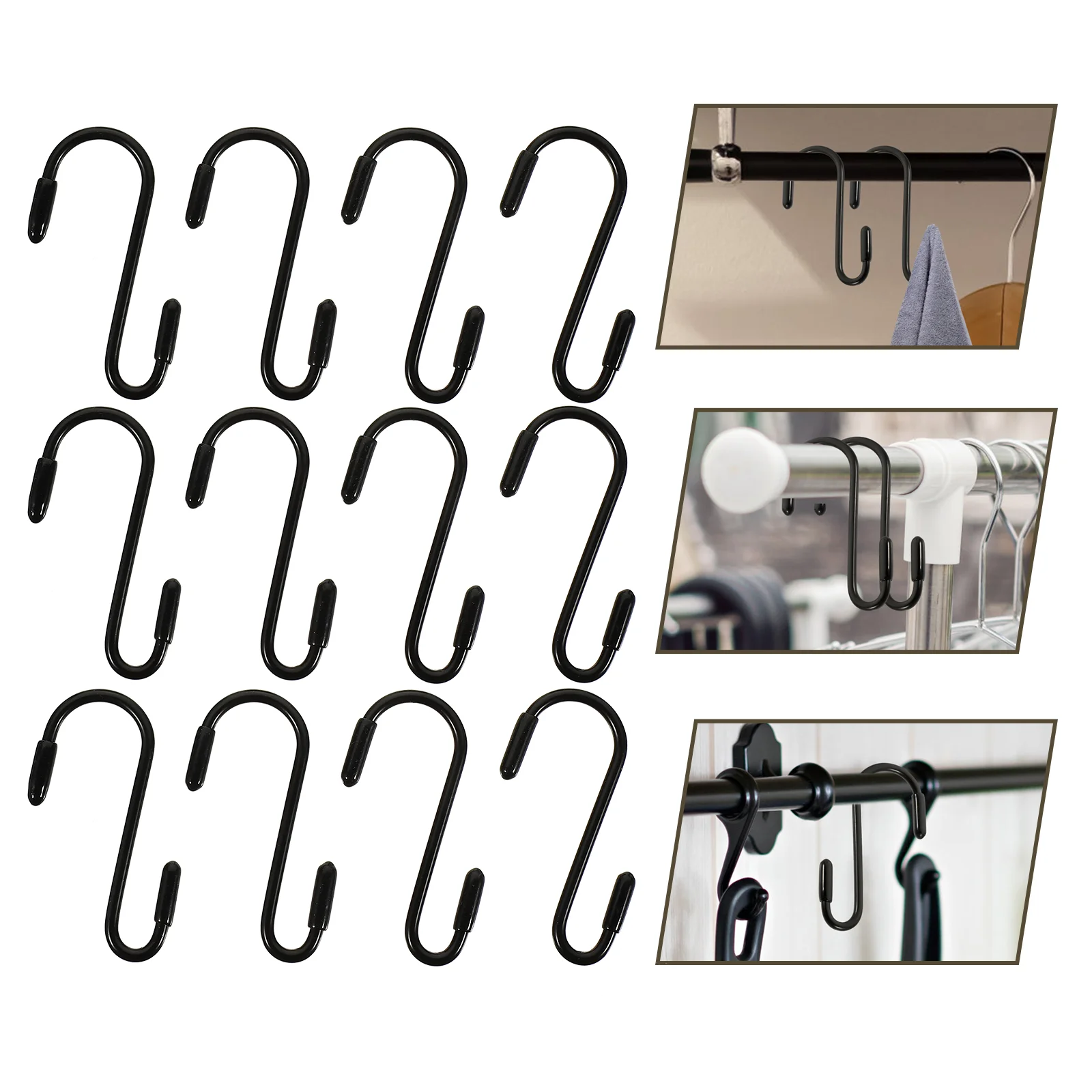 12 Pcs Hook Hanger Duty Utility Hand Towel Shaped Hooks Pant for Closet Hanging Small
12 Pcs Hook Hanger Duty Utility Hand Towel Shaped Hooks Pant for Closet Hanging Small