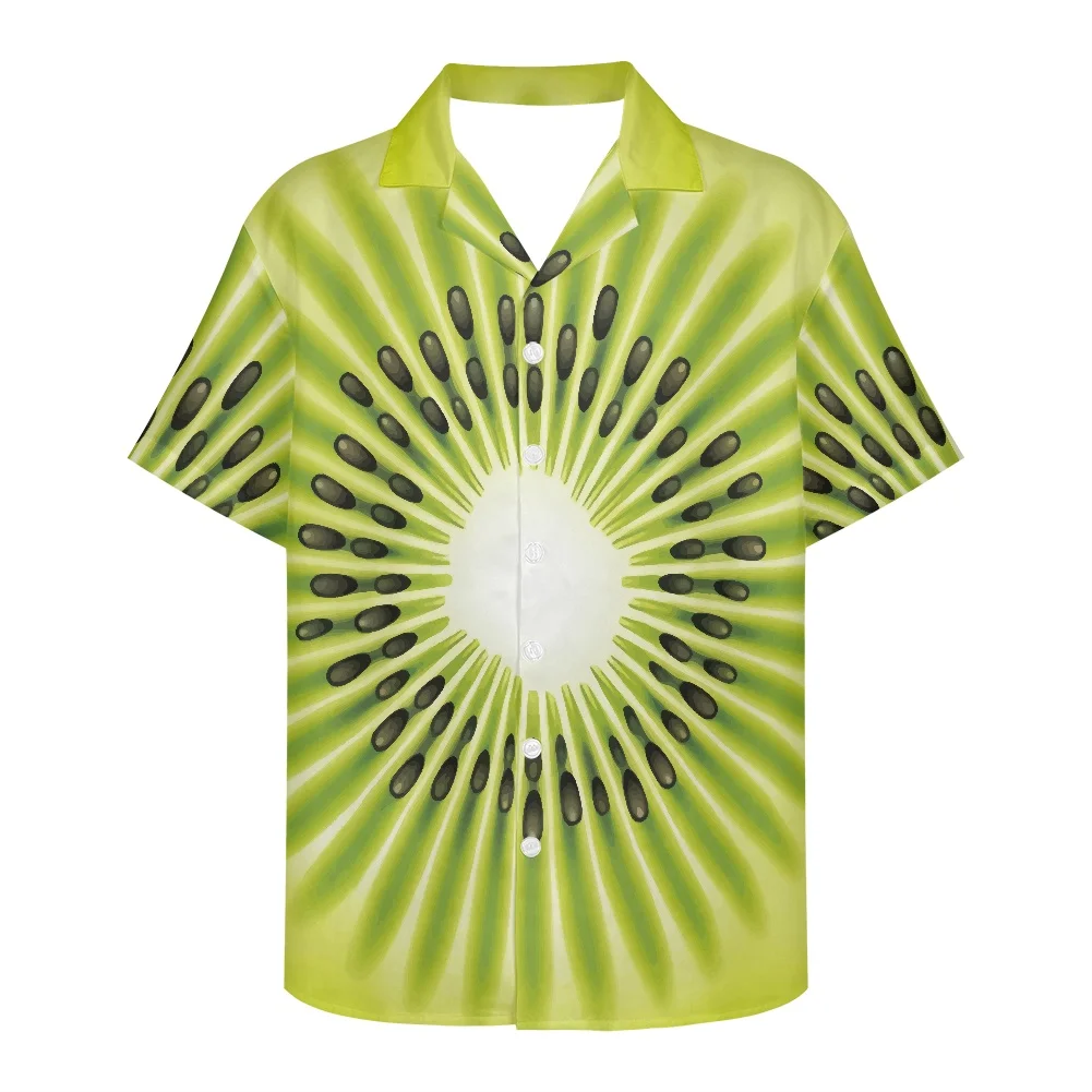 Loose And Breathable Fashion Button Slim Men'S Tops Trendy Fruit Print Hawaii Shirts Men Turn Down Collar Short Sleeve Clothing
Loose And Breathable Fashion Button Slim Men'S Tops Trendy Fruit Print Hawaii Shirts Men Turn Down Collar Short Sleeve Clothing