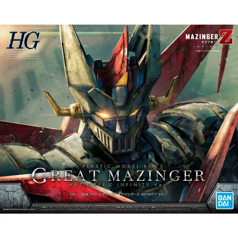 In Stock Bandai HG 1/144 Great Mazinger INFINITY Ver. Mazinger Z Model Kit
In Stock Bandai HG 1/144 Great Mazinger INFINITY Ver. Mazinger Z Model Kit