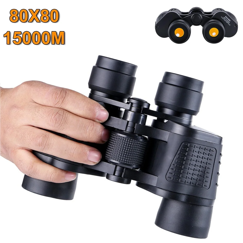 80X80 Binoculars 15000m Long Range Telescope With Low Light Night Vision Professional High Power Binocular for Hiking Travel
80X80 Binoculars 15000m Long Range Telescope With Low Light Night Vision Professional High Power Binocular for Hiking Travel