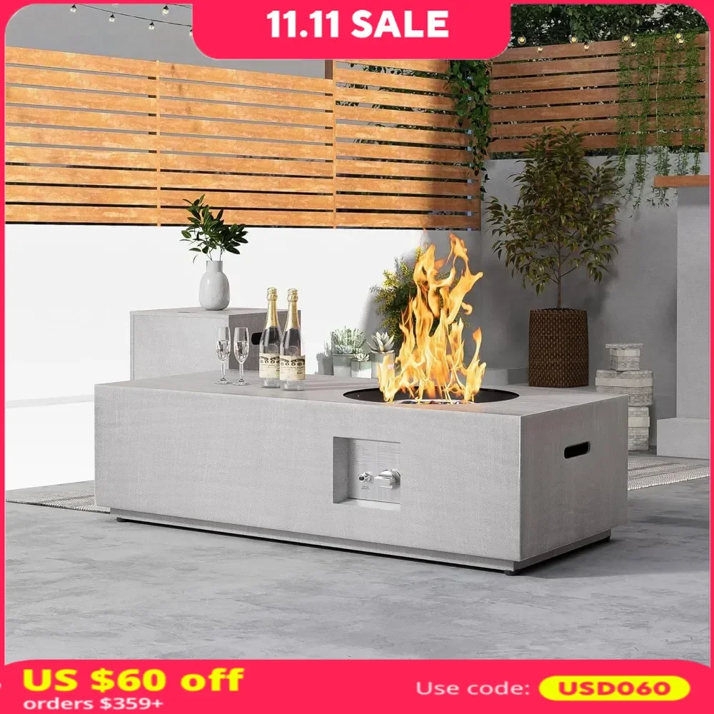 48" Propane Gas Fire Pits & Outdoor Fireplaces 42″ Firepit Table, 50,000 BTU Fire Table for Patio Set,Fire Pit Table
48" Propane Gas Fire Pits & Outdoor Fireplaces 42″ Firepit Table, 50,000 BTU Fire Table for Patio Set,Fire Pit Table
