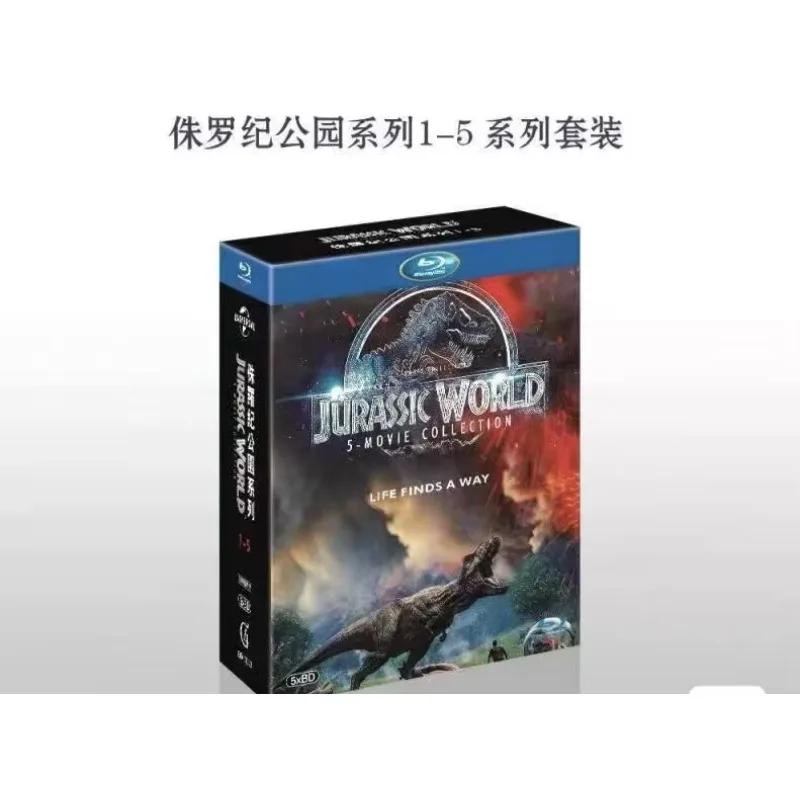Brand New BD Blu-ray High Definition Jurassic Park Series 1-5 5-Disc Set English Mandarin Chinese Subtitles
Brand New BD Blu-ray High Definition Jurassic Park Series 1-5 5-Disc Set English Mandarin Chinese Subtitles