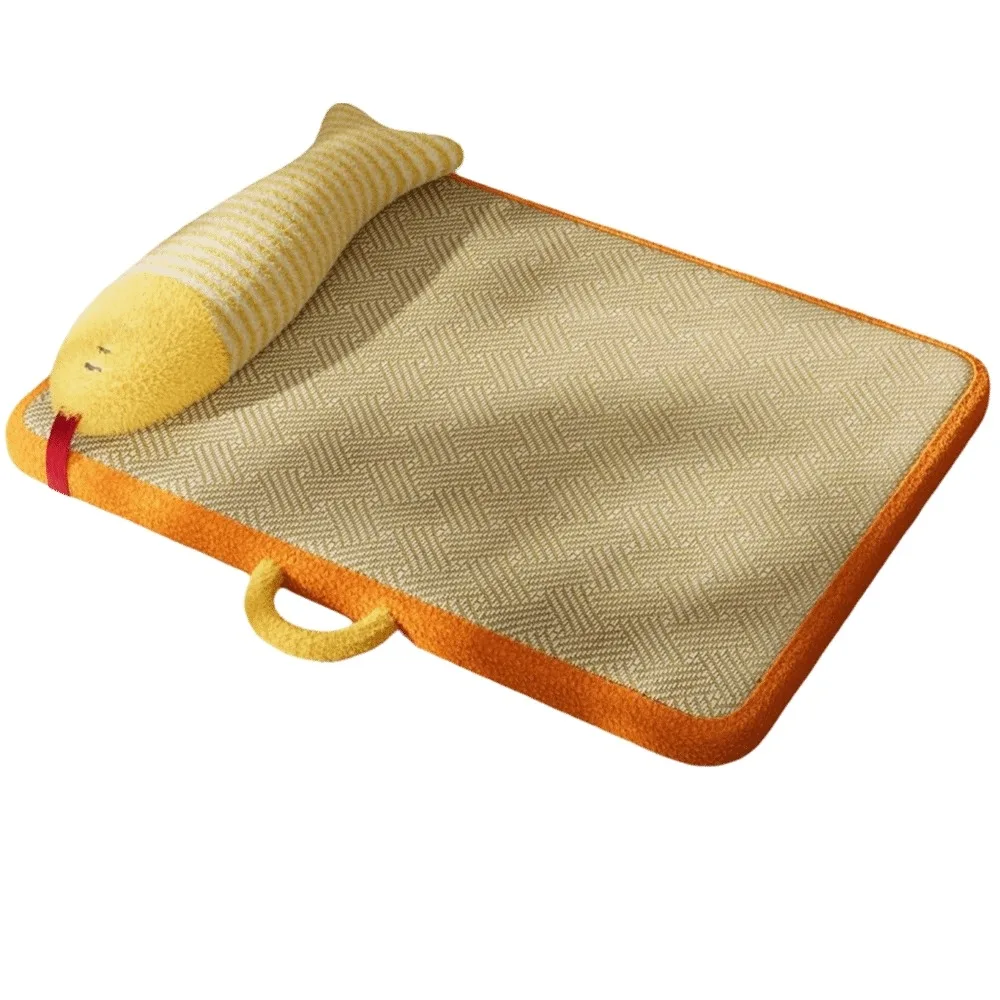 Scratch Resistant Dog Sleeping Mattress Breathable Non-slip Pet Sofa Bed with Handle Fish Shaped Pillow Cat Sleeping Pad
Scratch Resistant Dog Sleeping Mattress Breathable Non-slip Pet Sofa Bed with Handle Fish Shaped Pillow Cat Sleeping Pad