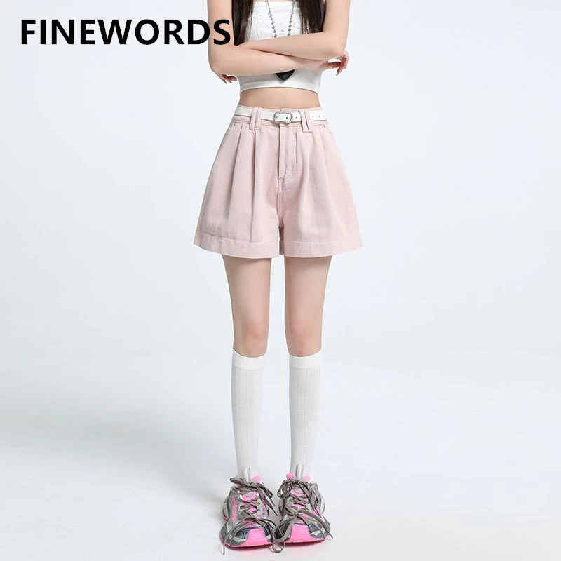 FINEWORDS Vintage Casual High Waist Summer Shorts Jeans Women Easymatch Denim Wide Leg Shorts Streetwear Loose Beach Shorts
FINEWORDS Vintage Casual High Waist Summer Shorts Jeans Women Easymatch Denim Wide Leg Shorts Streetwear Loose Beach Shorts