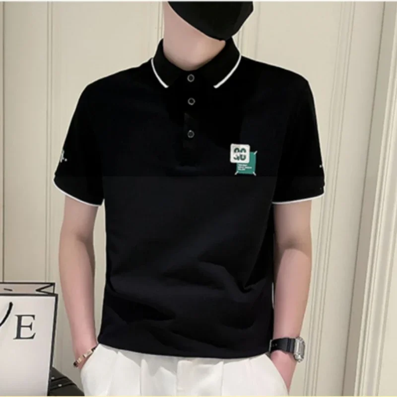 Print Black O Neck with Collar T Shirt for Men White Original Luxury Elegant Cheap Clothes Hot Smooth Loose Cool Man Polo Shirts
Print Black O Neck with Collar T Shirt for Men White Original Luxury Elegant Cheap Clothes Hot Smooth Loose Cool Man Polo Shirts