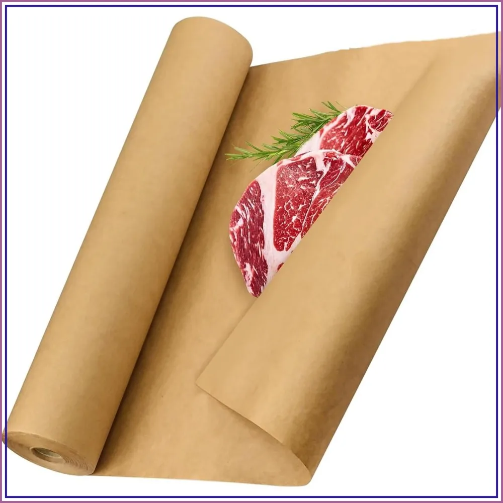 17.5in x 50ft Food Grade Butcher Paper Roll for Smoking Meat, Unwaxed Unbleached Smoker Barbecue Wrap
17.5in x 50ft Food Grade Butcher Paper Roll for Smoking Meat, Unwaxed Unbleached Smoker Barbecue Wrap